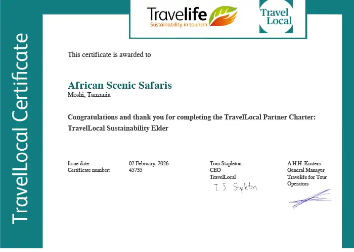 Travelife certified